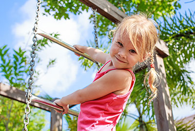 Child Playing Outside - Pediatric Dentist in Southington, Plainville, Chesire and Bristol, CT