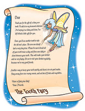 Tooth Fairy Letter - Pediatric Dentist in Southington, Plainville, Chesire and Bristol, CT