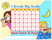 Color Brushing Chart - Pediatric Dentist in Southington, Plainville, Chesire and Bristol, CT